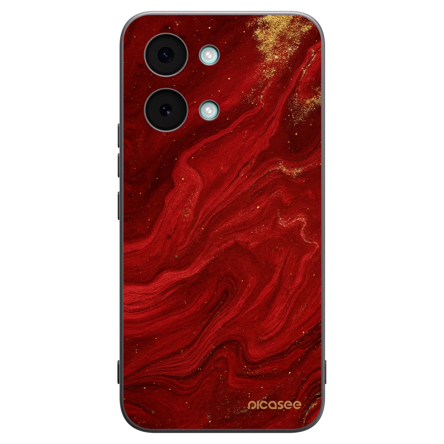Picasee husă neagră din silicon pentru Xiaomi Poco X8 Pro Max - Red