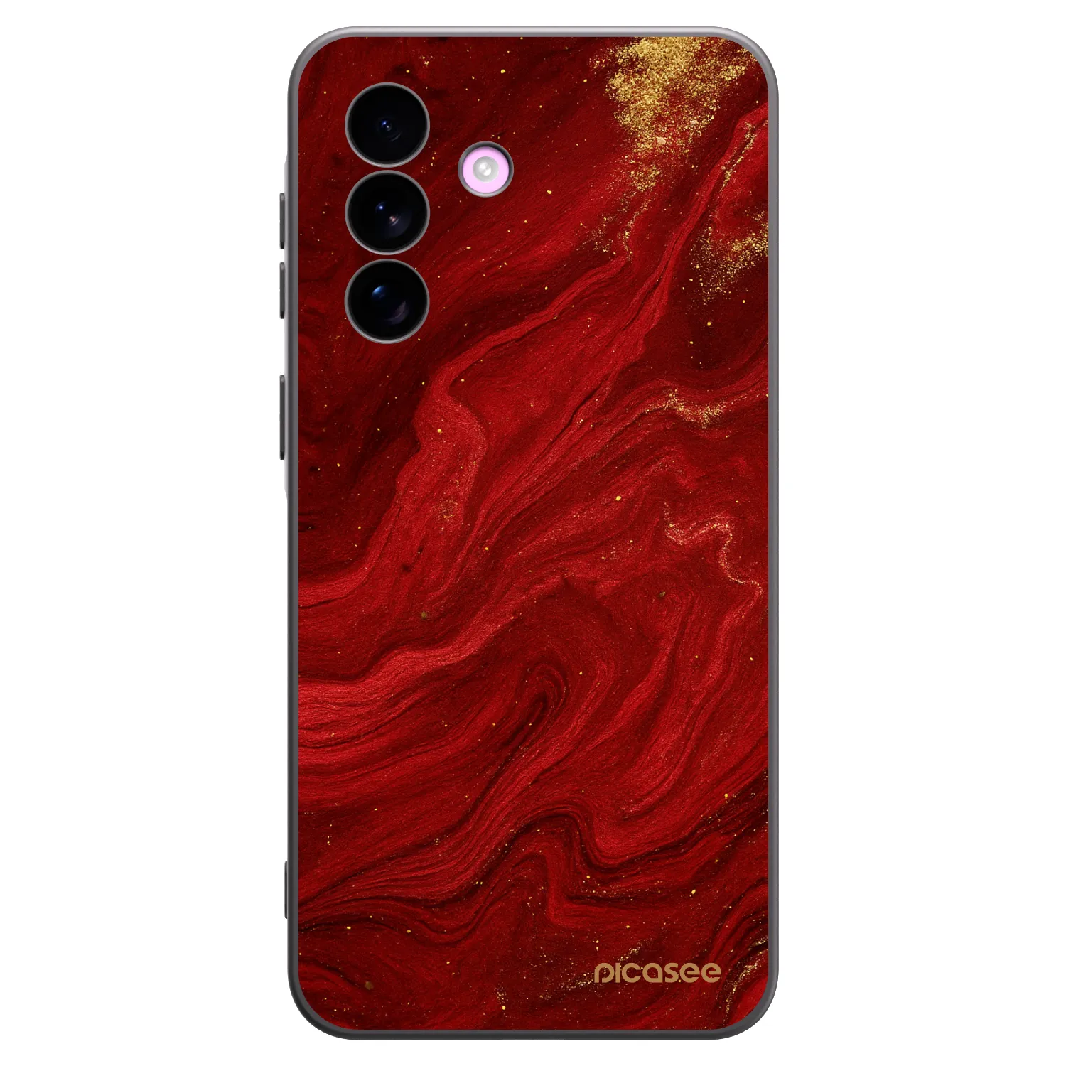 Picasee husă neagră din silicon pentru Samsung Galaxy A57 5G - Red