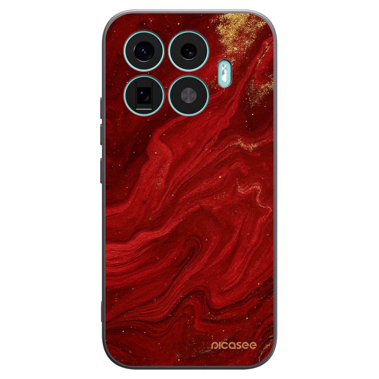 Picasee husă neagră din silicon pentru Xiaomi 17T - Red