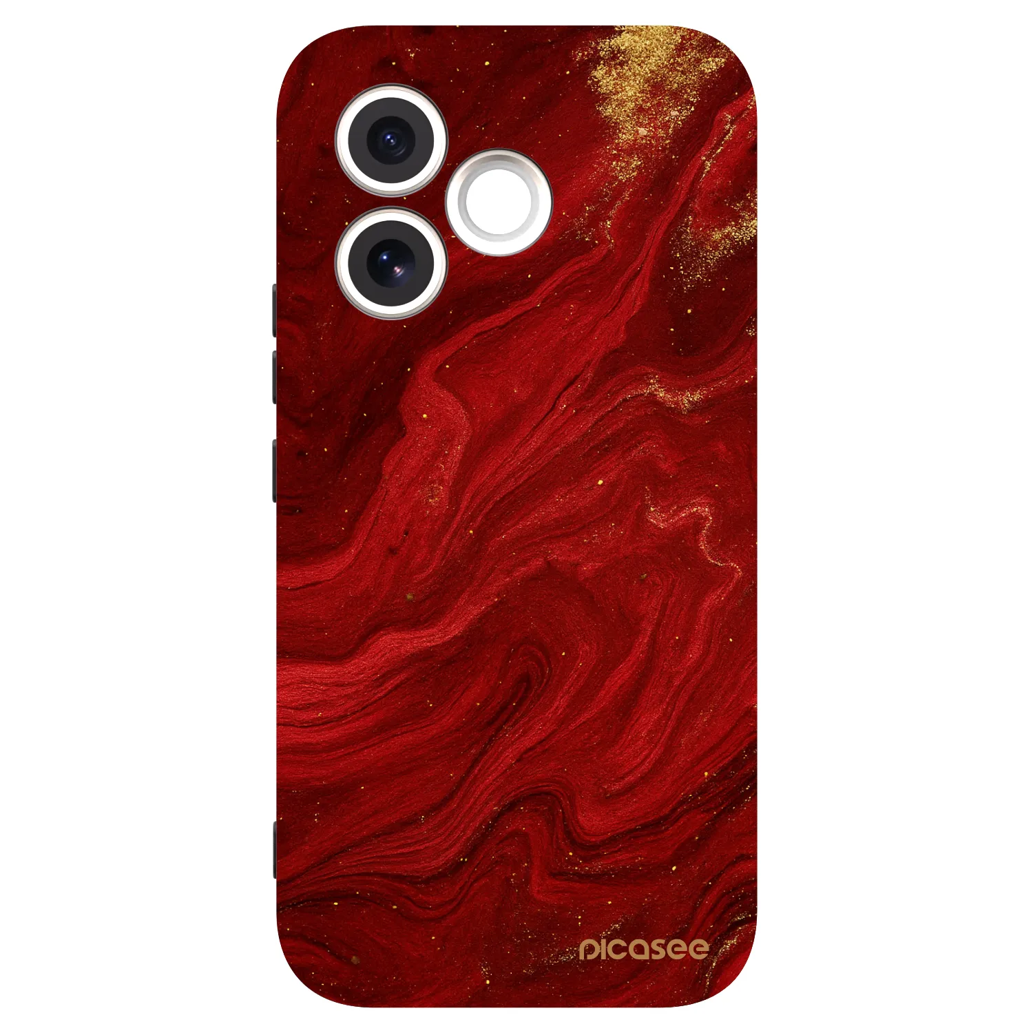 Picasee husă neagră din silicon pentru Honor 600 Lite - Red