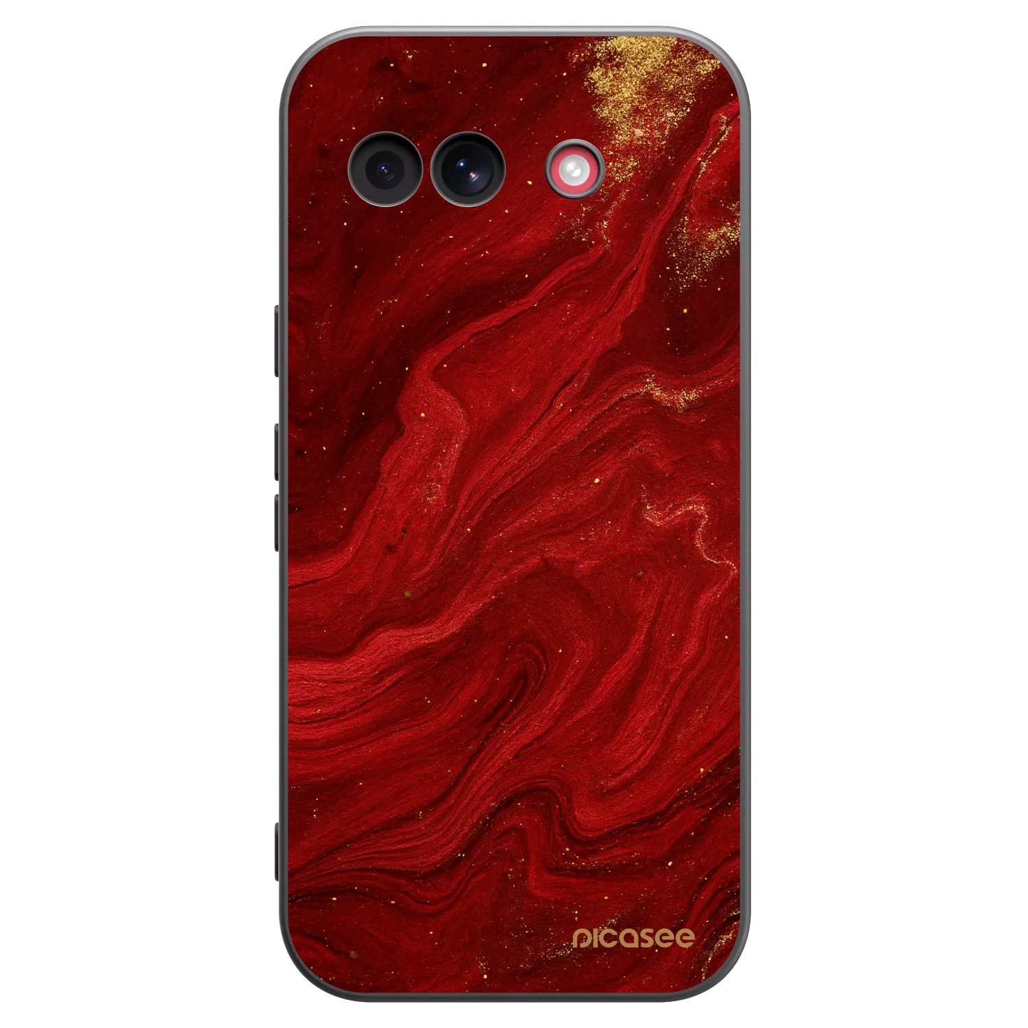 Picasee husă neagră din silicon pentru Google Pixel 10a - Red