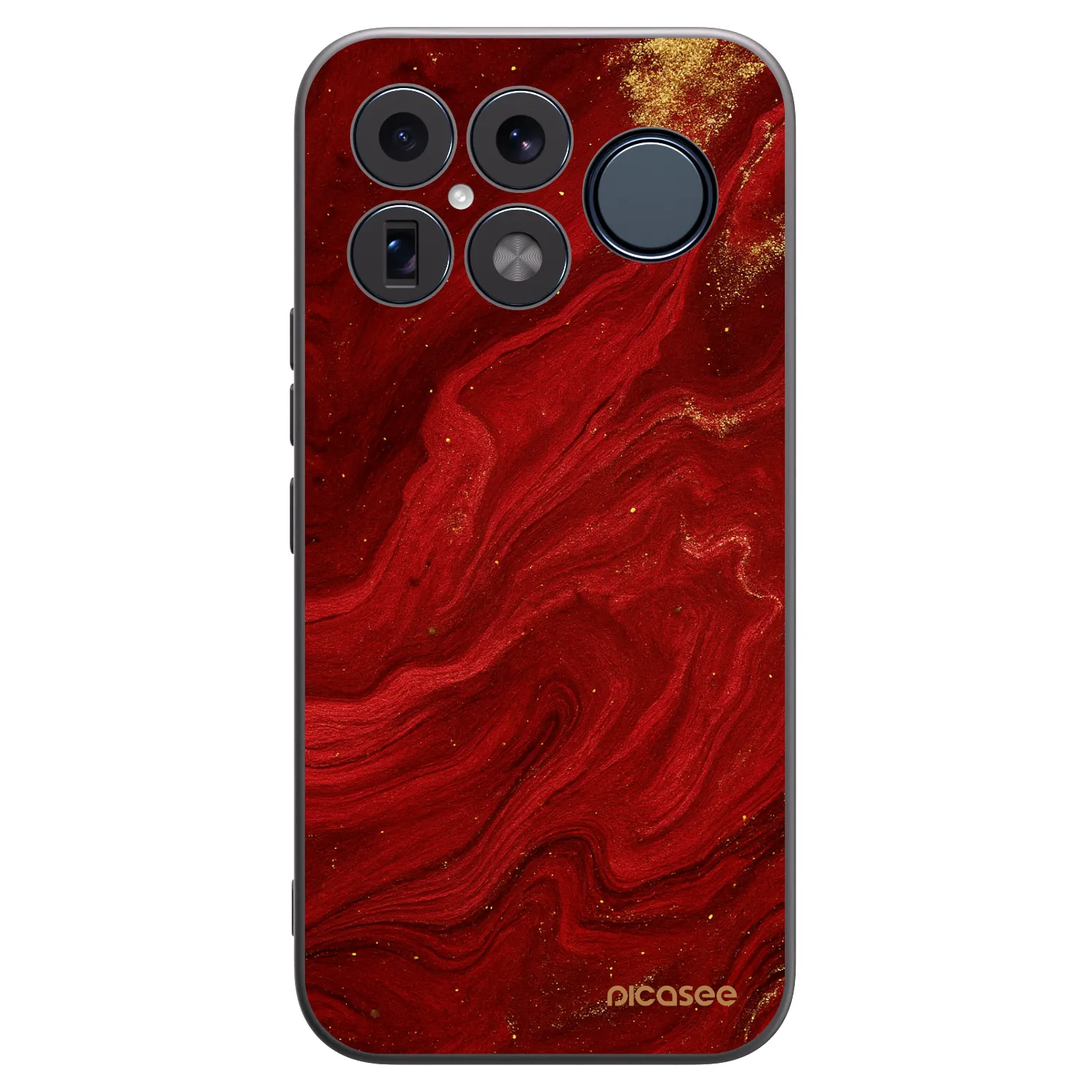 Picasee husă neagră din silicon pentru Xiaomi Poco F8 Ultra - Red