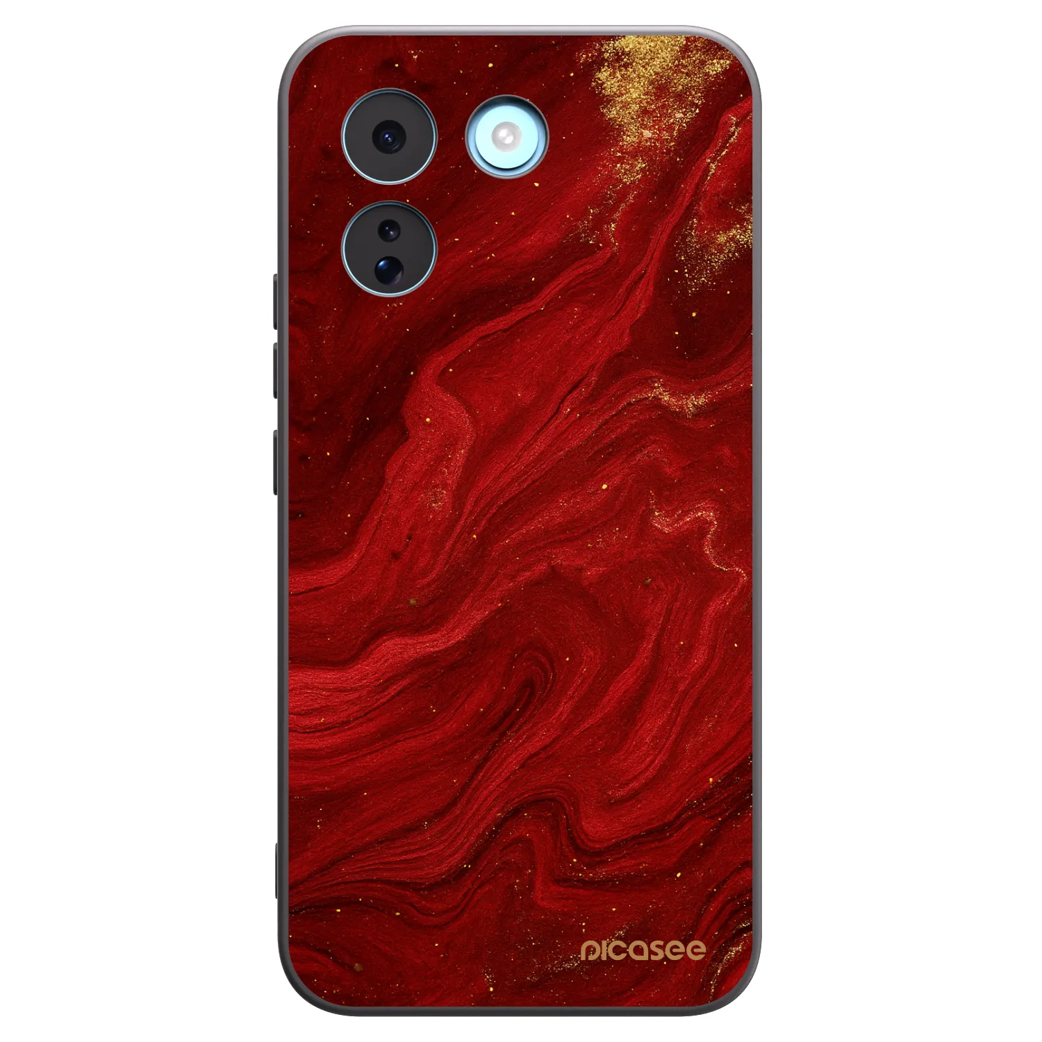 Picasee husă neagră din silicon pentru Xiaomi Redmi Note 17 Pro MAX 5G - Red