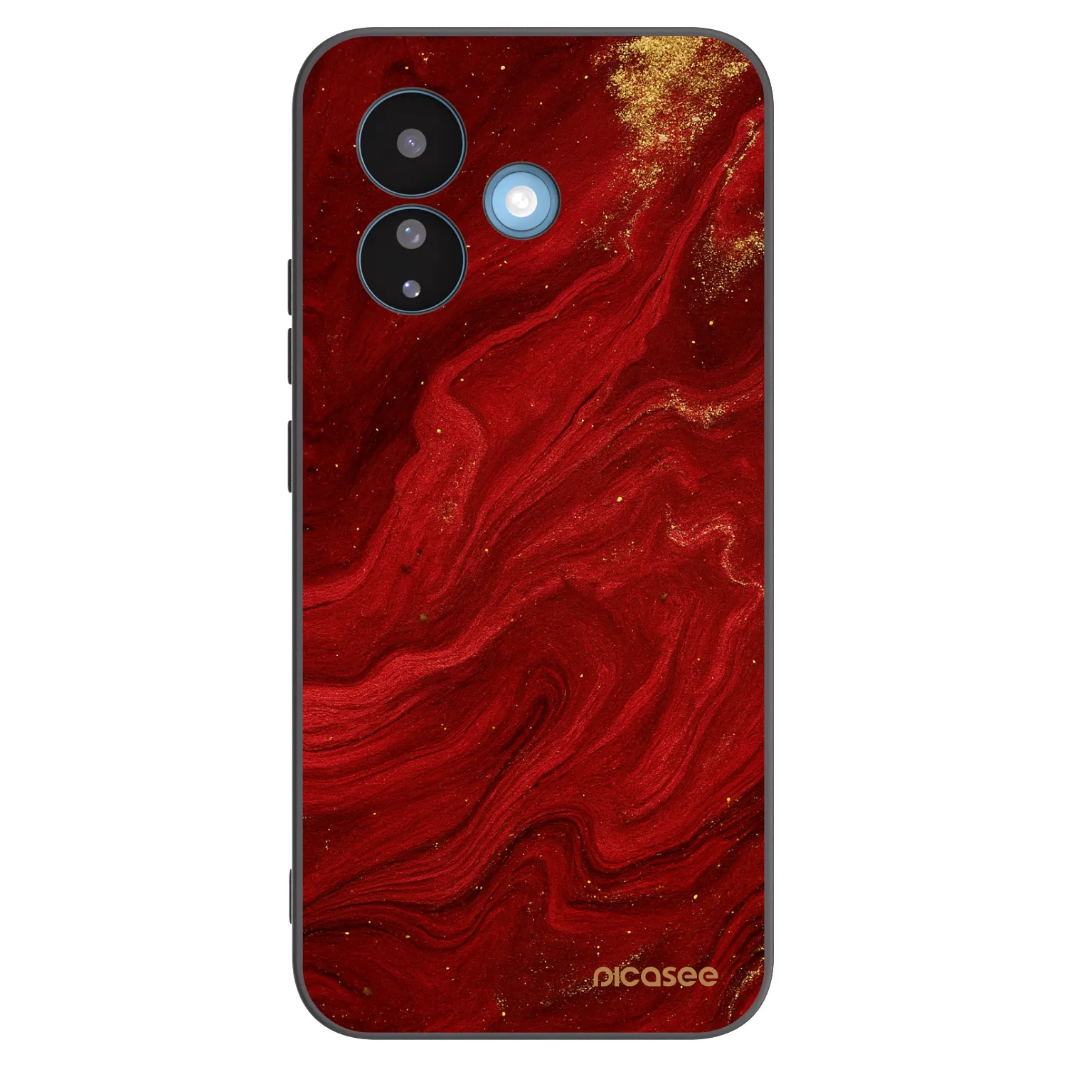 Picasee husă neagră din silicon pentru Xiaomi Redmi Note 17 Pro 5G - Red