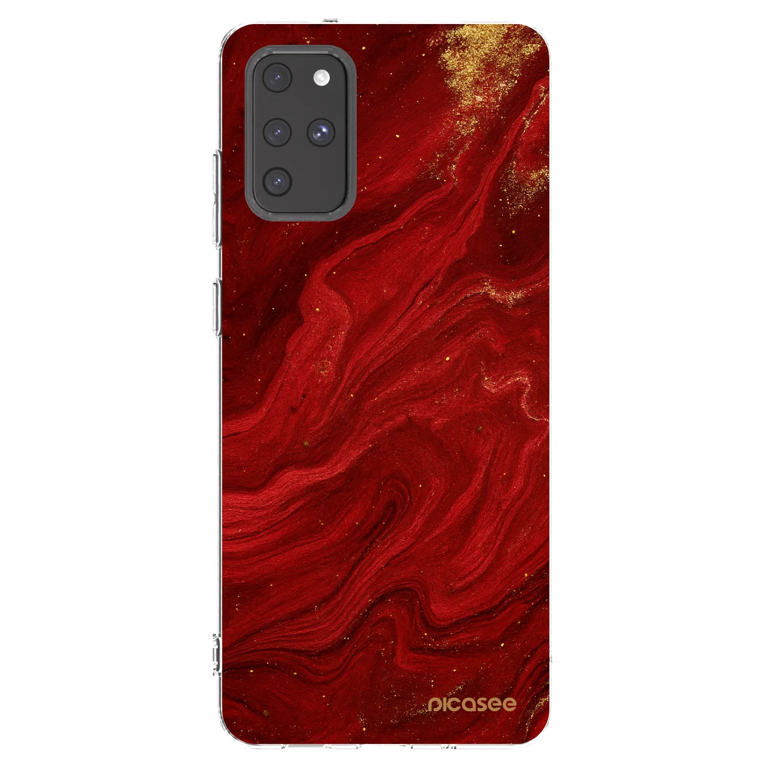 Picasee husă transparentă din silicon pentru Samsung Galaxy S20+ G985F - Red
