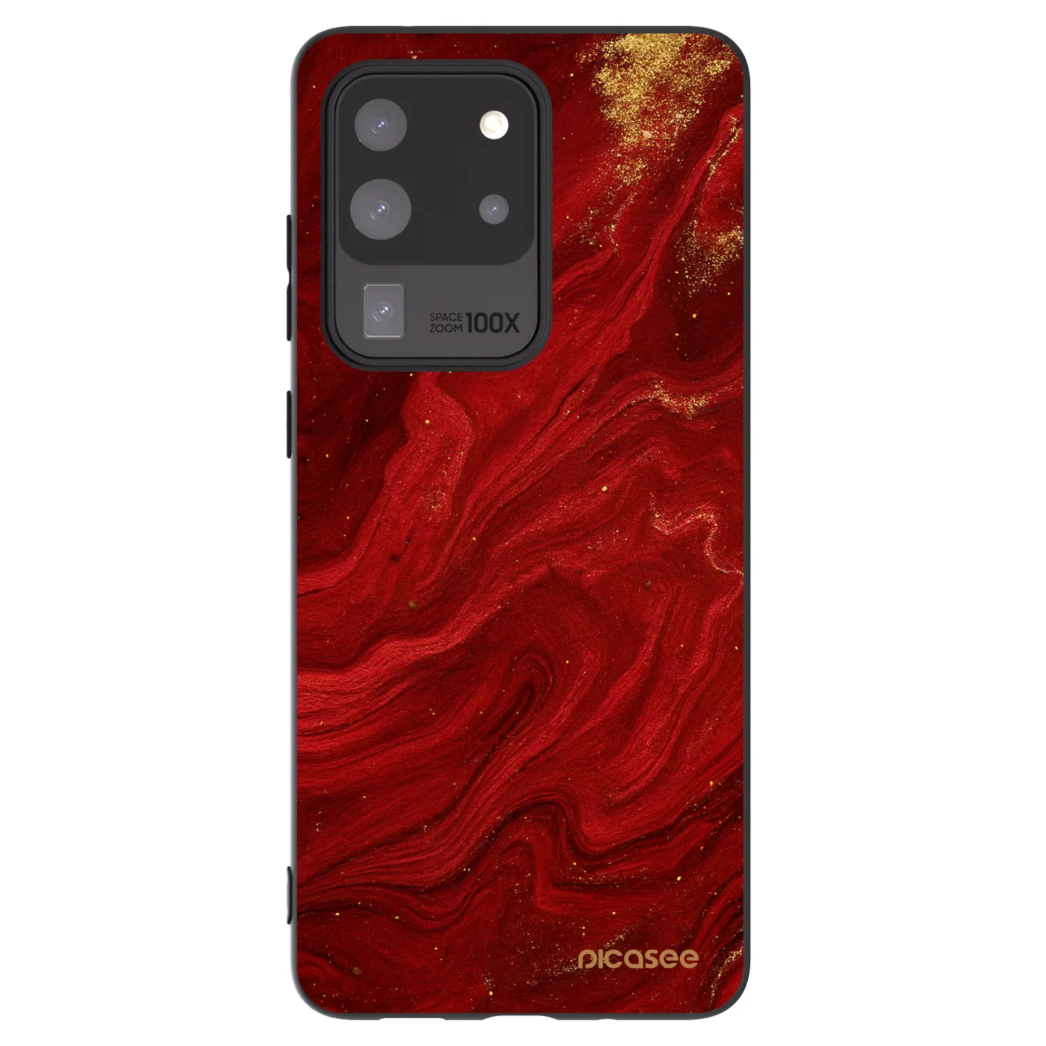 Picasee husă neagră din silicon pentru Samsung Galaxy S20 Ultra 5G G988F - Red