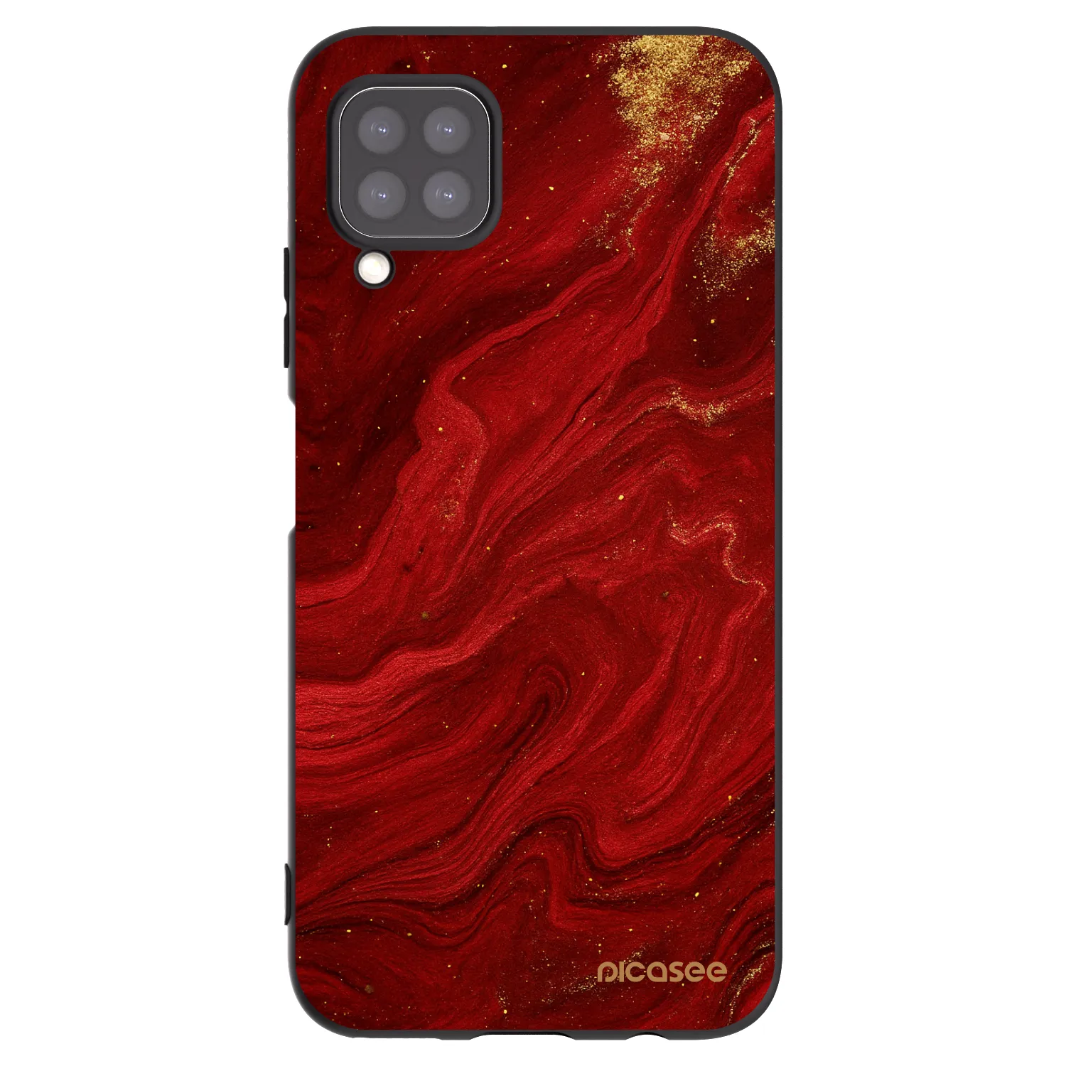 Picasee husă neagră din silicon pentru Huawei P40 Lite - Red