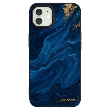 Picasee husă neagră din silicon pentru Apple iPhone 12 Pro - Blue