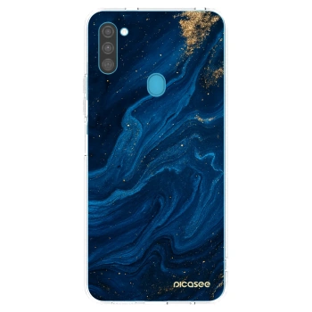 Picasee husă transparentă din silicon pentru Samsung Galaxy M11 - Blue