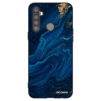 Picasee husă neagră din silicon pentru Realme 6i - Blue