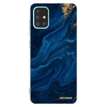 Picasee husă transparentă din silicon pentru Samsung Galaxy M31s - Blue