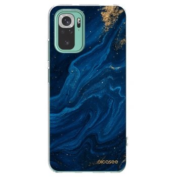 Picasee husă transparentă din silicon pentru Xiaomi Redmi Note 10 Pro - Blue