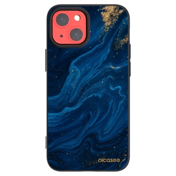 Picasee husă neagră din silicon pentru Apple iPhone 13 mini - Blue