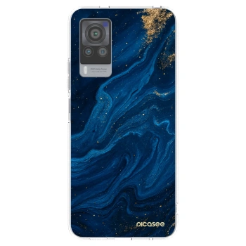 Picasee husă transparentă din silicon pentru Vivo X60 Pro 5G - Blue