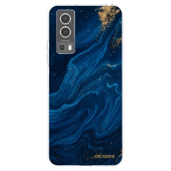 Picasee husă transparentă din silicon pentru Vivo Y72 5G - Blue