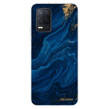 Picasee husă transparentă din silicon pentru Realme 8 5G - Blue
