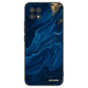Picasee husă neagră din silicon pentru Realme 8i - Blue