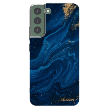 Picasee husă transparentă din silicon pentru Samsung Galaxy S22+ 5G - Blue