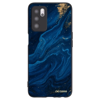Picasee husă neagră din silicon pentru OPPO A16s - Blue