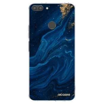 Picasee husă transparentă din silicon pentru Huawei P Smart - Blue