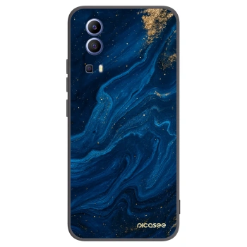 Picasee husă neagră din silicon pentru Vivo Y52 5G - Blue