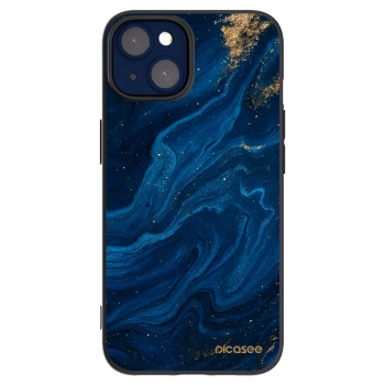 Picasee husă neagră din silicon pentru Apple iPhone 14 - Blue