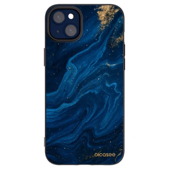 Picasee husă neagră din silicon pentru Apple iPhone 14 Plus - Blue