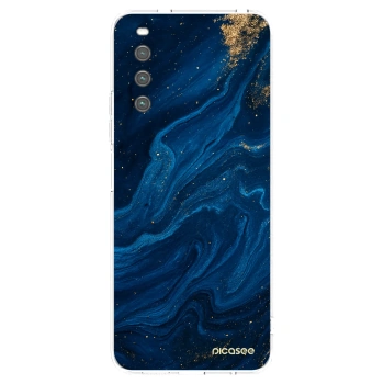 Picasee husă transparentă din silicon pentru Sony Xperia 10 IV 5G - Blue