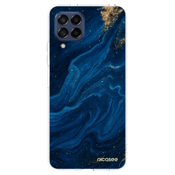 Picasee husă transparentă din silicon pentru Samsung Galaxy M53 5G - Blue