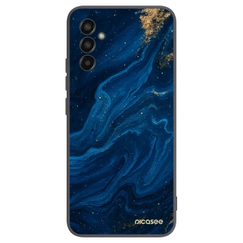 Picasee husă neagră din silicon pentru Samsung Galaxy M13 M135F - Blue