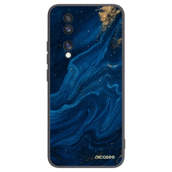 Picasee husă neagră din silicon pentru Honor 70 - Blue