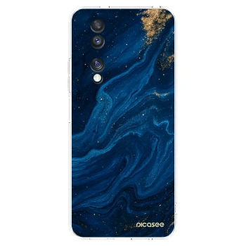 Picasee husă transparentă din silicon pentru Honor 70 - Blue