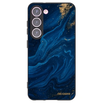 Picasee husă neagră din silicon pentru Samsung Galaxy S23 5G - Blue