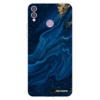Picasee husă transparentă din silicon pentru Honor 8X - Blue