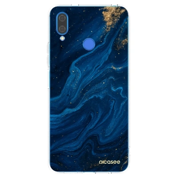 Picasee husă transparentă din silicon pentru Huawei Nova 3 - Blue