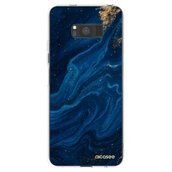 Picasee husă transparentă din silicon pentru Samsung Galaxy S8 G950F - Blue