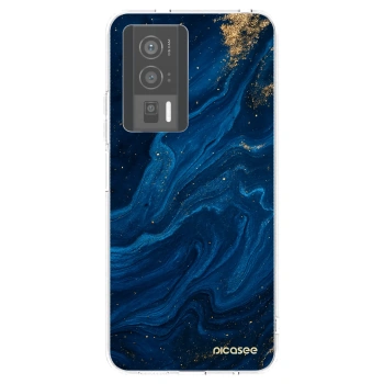 Picasee husă transparentă din silicon pentru Xiaomi Poco F5 Pro 5G - Blue