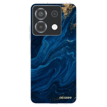 Picasee husă transparentă din silicon pentru Xiaomi Poco X6 - Blue