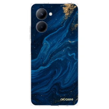 Picasee husă transparentă din silicon pentru Realme C33 (2023) - Blue