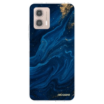 Picasee husă transparentă din silicon pentru Motorola Moto G53 5G - Blue