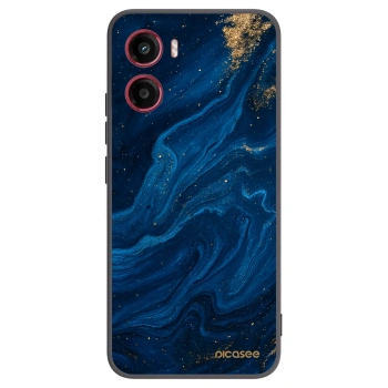 Picasee husă neagră din silicon pentru Motorola Moto G05 - Blue
