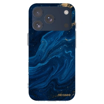 Picasee husă transparentă din silicon pentru Apple iPhone 17 Pro - Blue