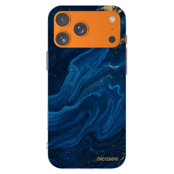 Picasee husă transparentă din silicon pentru Apple iPhone 17 Pro Max - Blue