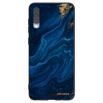 Picasee husă neagră din silicon pentru Samsung Galaxy A70 A705F - Blue