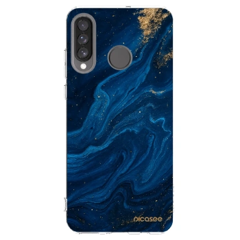 Picasee husă transparentă din silicon pentru Huawei P30 Lite - Blue