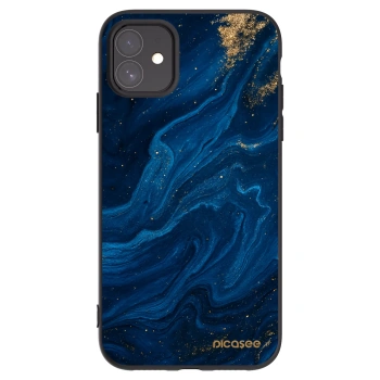 Picasee husă neagră din silicon pentru Apple iPhone 11 - Blue