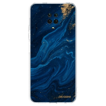 Picasee husă transparentă din silicon pentru Xiaomi Redmi Note 9S - Blue