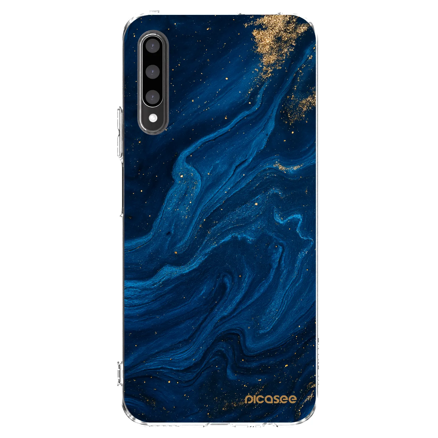 Picasee husă transparentă din silicon pentru Honor 9X Pro - Blue