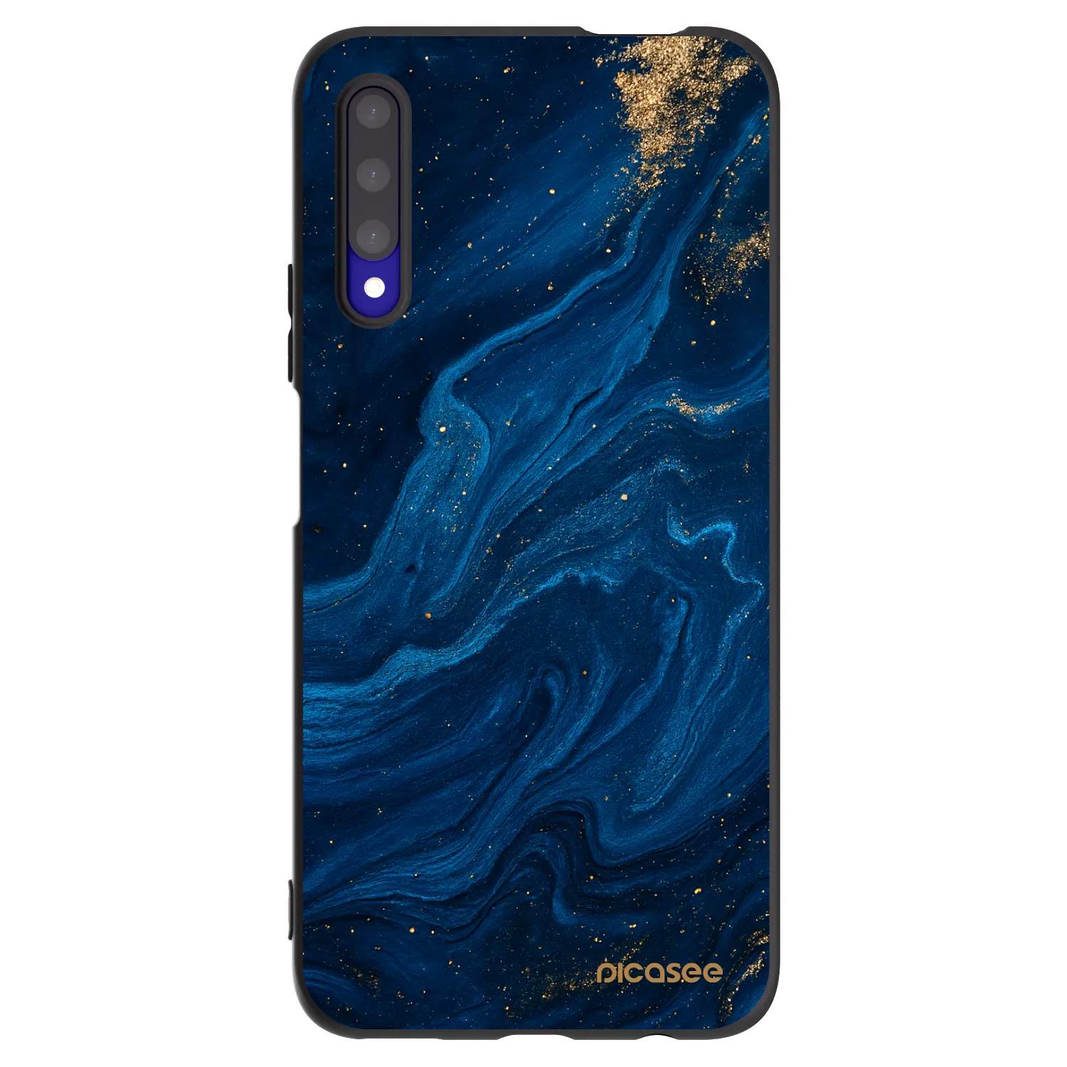 Picasee husă neagră din silicon pentru Honor 9X Pro - Blue