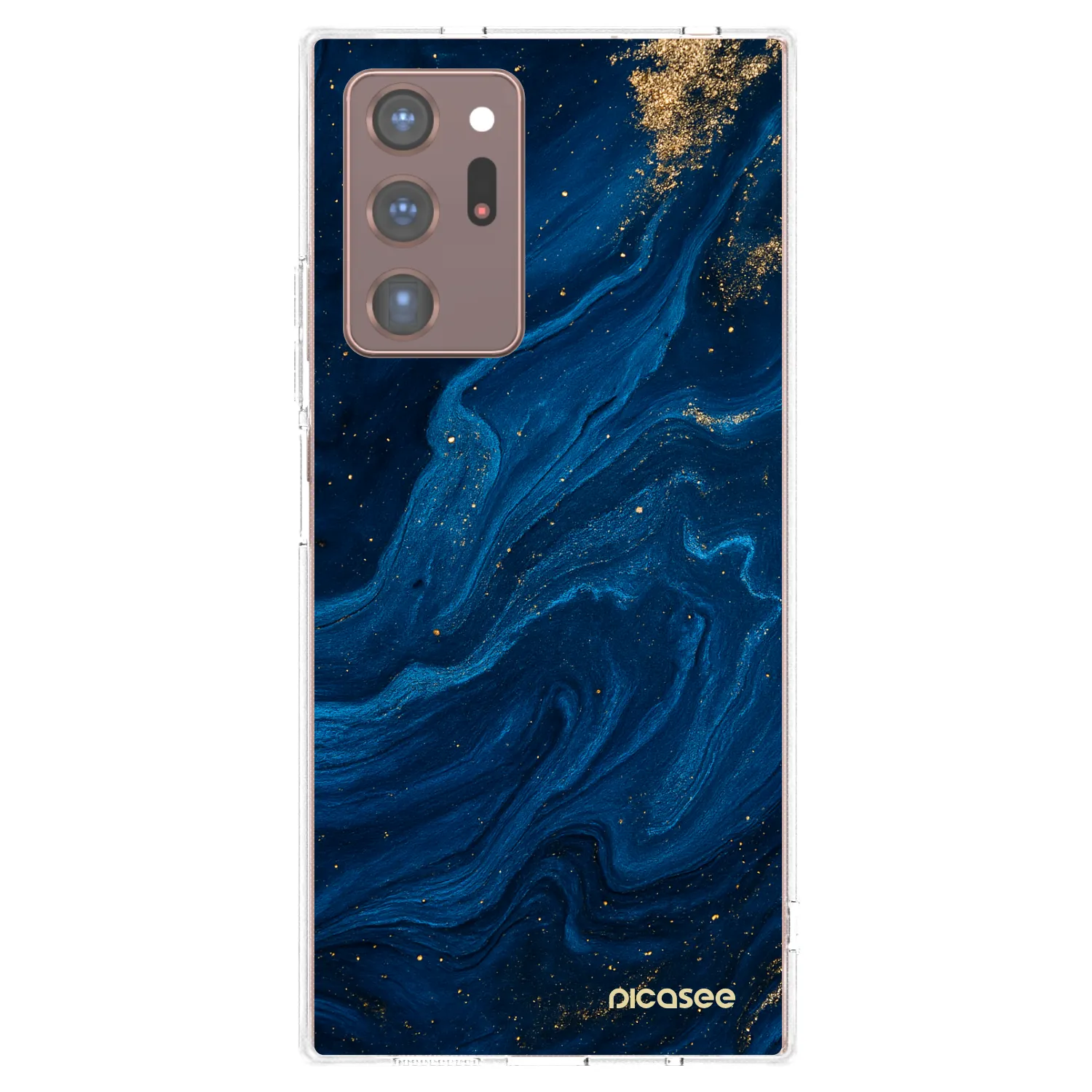 Picasee husă transparentă din silicon pentru Samsung Galaxy Note 20 Ultra - Blue